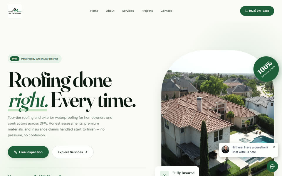 Ian the Roofer homepage